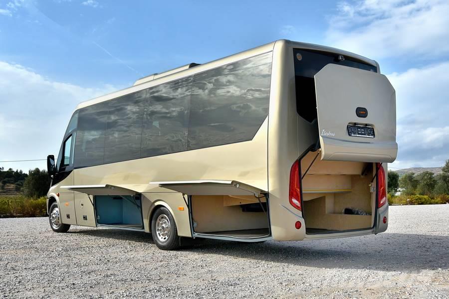 Iveco 29-seat rear view